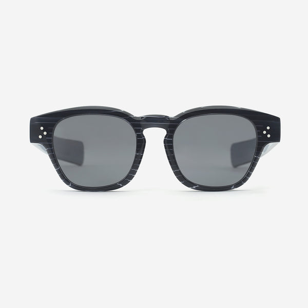 Round Key-hole Acetate Female Sunglasses 25A8137