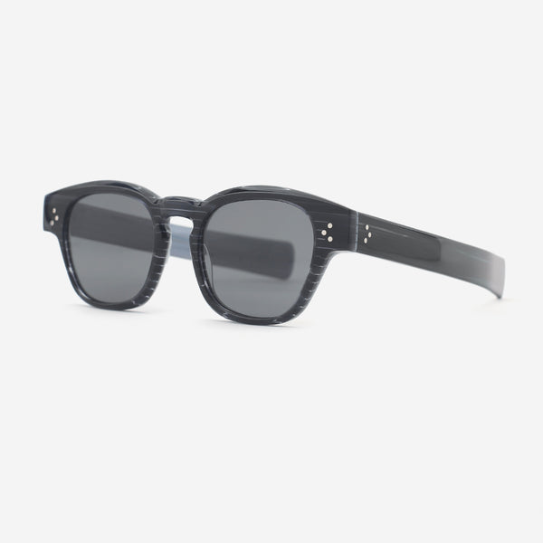 Round Key-hole Acetate Female Sunglasses 25A8137