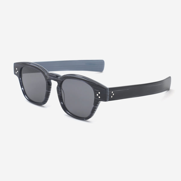 Round Key-hole Acetate Female Sunglasses 25A8137