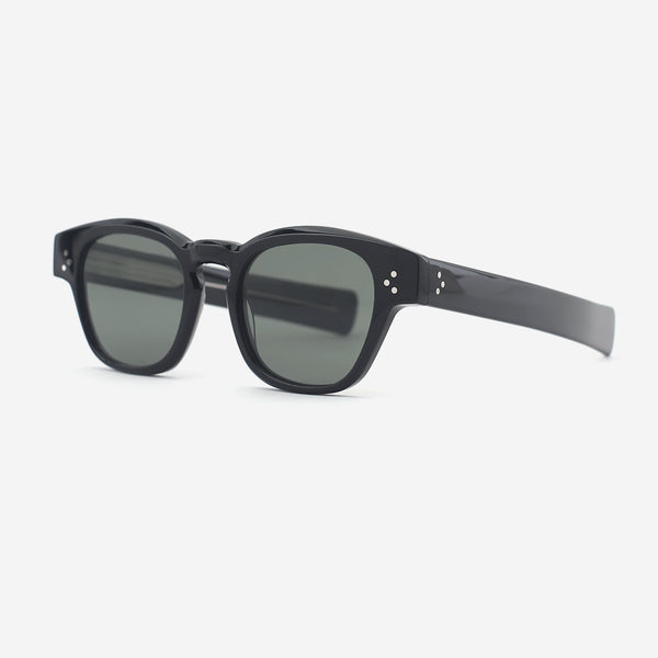 Round Key-hole Acetate Female Sunglasses 25A8137