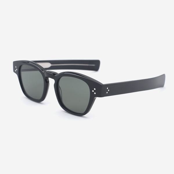 Round Key-hole Acetate Female Sunglasses 25A8137