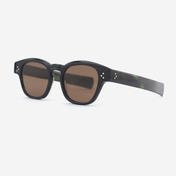 Round Key-hole Acetate Female Sunglasses 25A8137