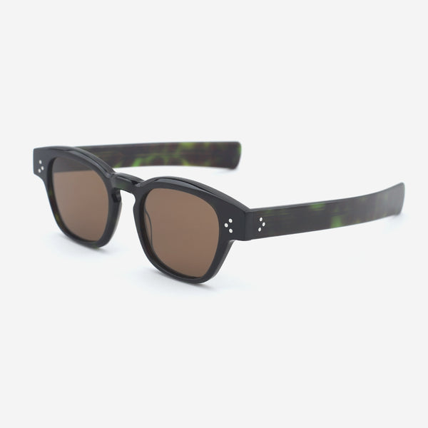 Round Key-hole Acetate Female Sunglasses 25A8137