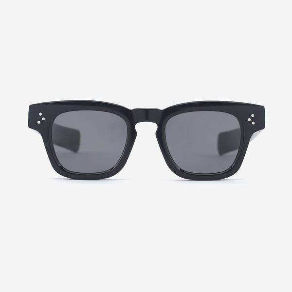 Retro Square Acetate Unisex Sunglasses 25A8139