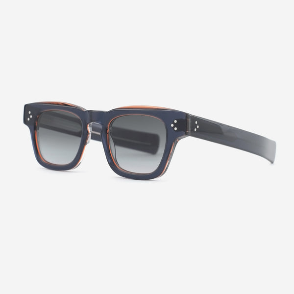 Retro Square Acetate Unisex Sunglasses 25A8139