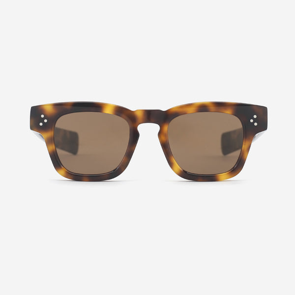 Retro Square Acetate Unisex Sunglasses 25A8139