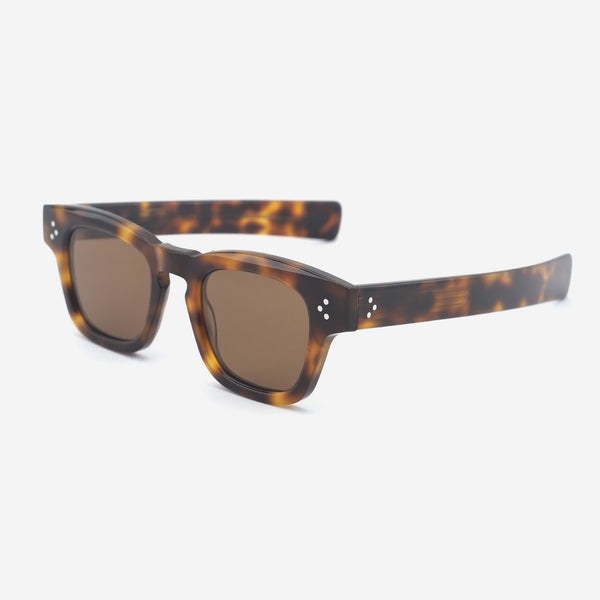 Retro Square Acetate Unisex Sunglasses 25A8139