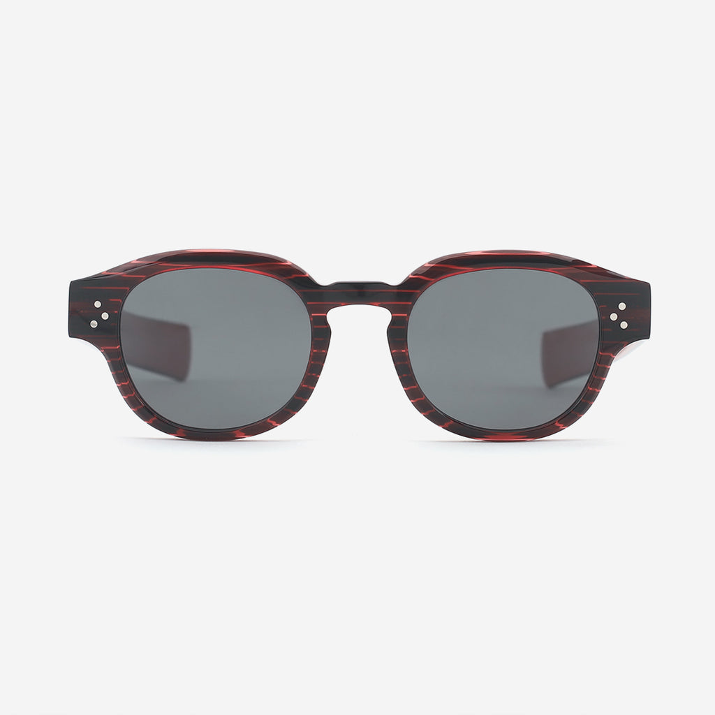 Round Key-hole Acetate Female Sunglasses 25A8140