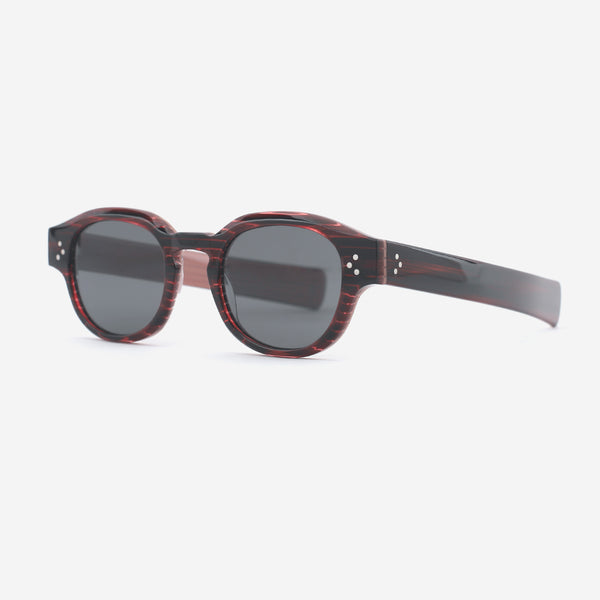 Round Key-hole Acetate Female Sunglasses 25A8140