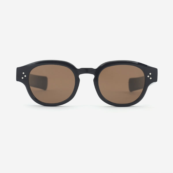 Round Key-hole Acetate Female Sunglasses 25A8140