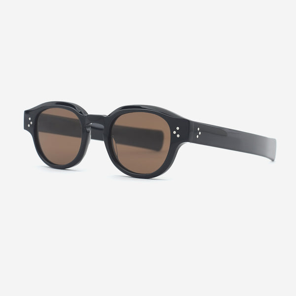 Round Key-hole Acetate Female Sunglasses 25A8140