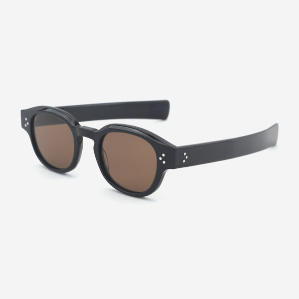 Round Key-hole Acetate Female Sunglasses 25A8140