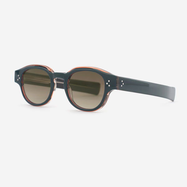 Round Key-hole Acetate Female Sunglasses 25A8140