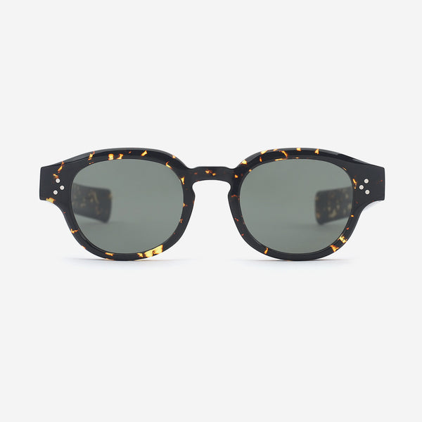 Round Key-hole Acetate Female Sunglasses 25A8140