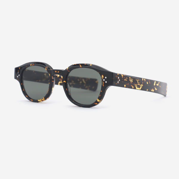 Round Key-hole Acetate Female Sunglasses 25A8140