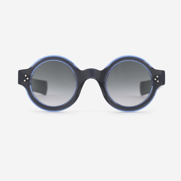 Unique Round Acetate Female Sunglasses 25A8141