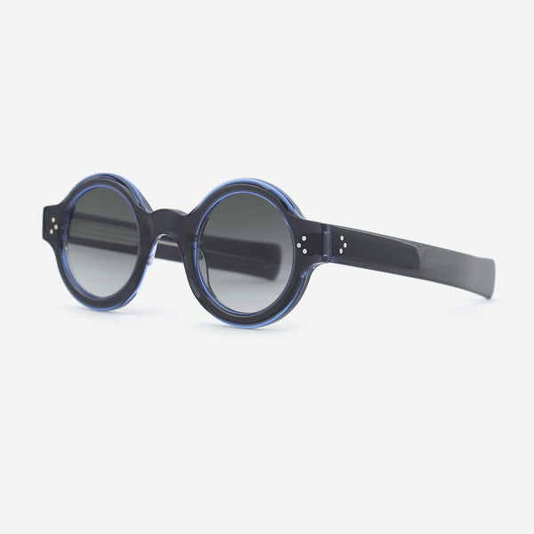 Unique Round Acetate Female Sunglasses 25A8141