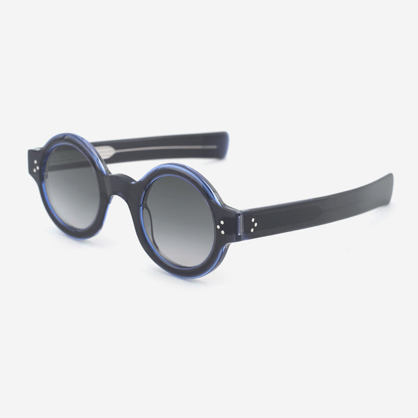 Unique Round Acetate Female Sunglasses 25A8141