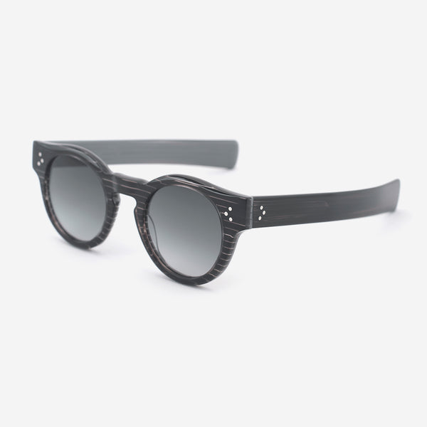 Trendy Round Acetate Female Sunglasses 25A8142