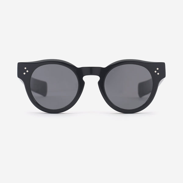 Trendy Round Acetate Female Sunglasses 25A8142