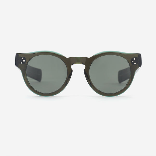 Trendy Round Acetate Female Sunglasses 25A8142