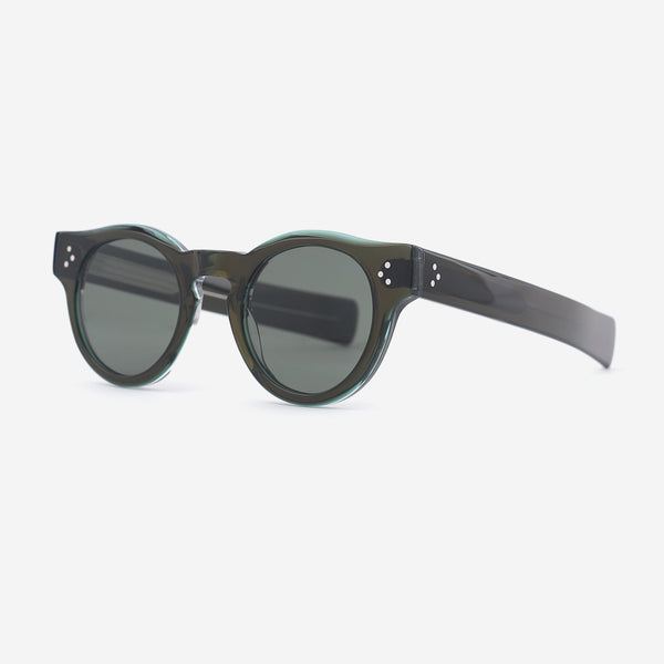 Trendy Round Acetate Female Sunglasses 25A8142
