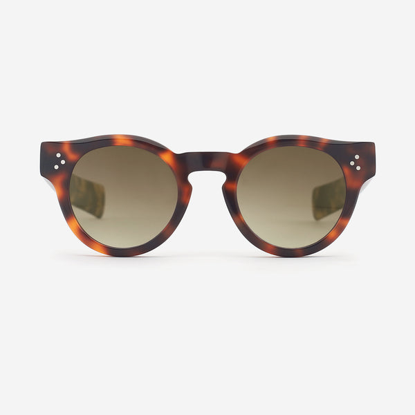 Trendy Round Acetate Female Sunglasses 25A8142
