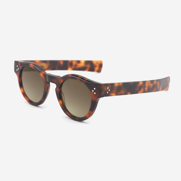 Trendy Round Acetate Female Sunglasses 25A8142