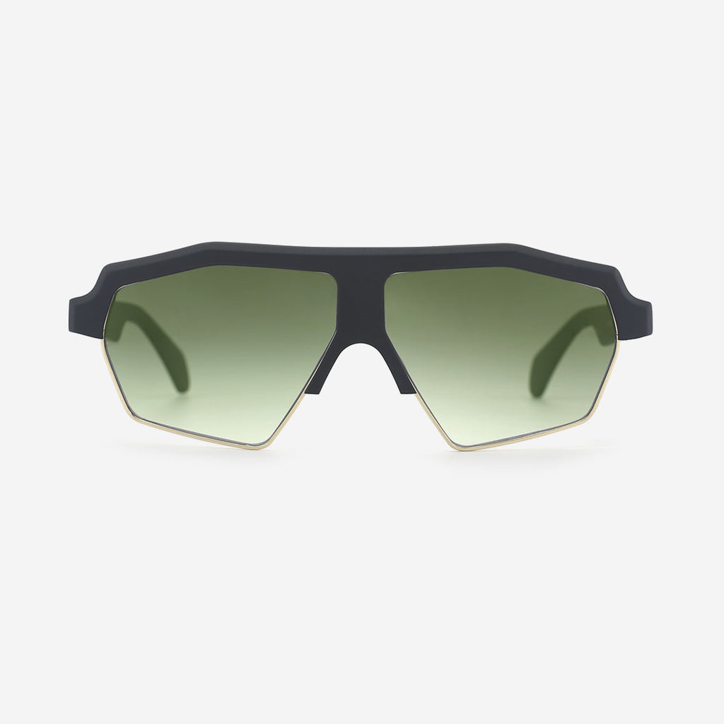 Pilot Acetate And Metal Combined Unisex Sunglasses 25A8162