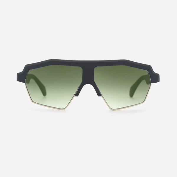 Pilot Acetate And Metal Combined Unisex Sunglasses 25A8162