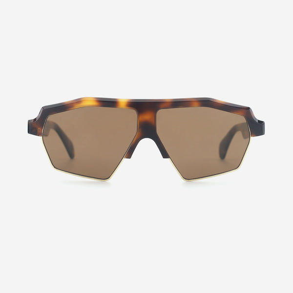 Pilot Acetate And Metal Combined Unisex Sunglasses 25A8162