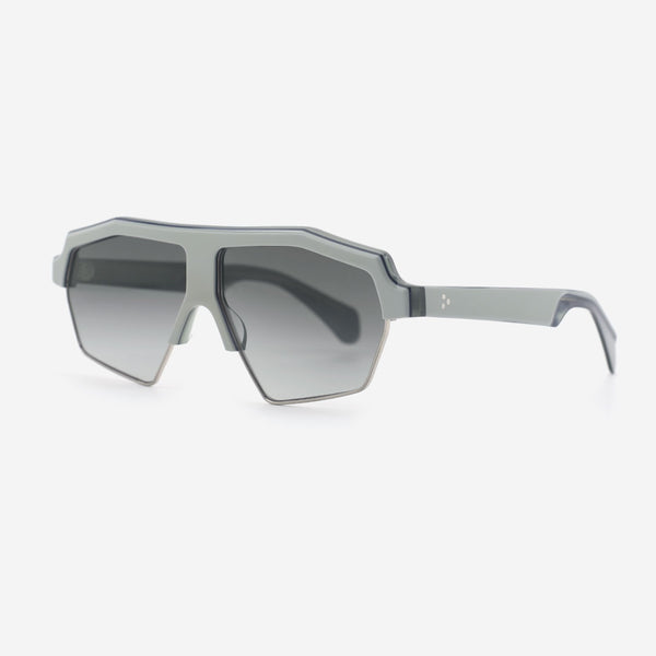 Pilot Acetate And Metal Combined Unisex Sunglasses 25A8162