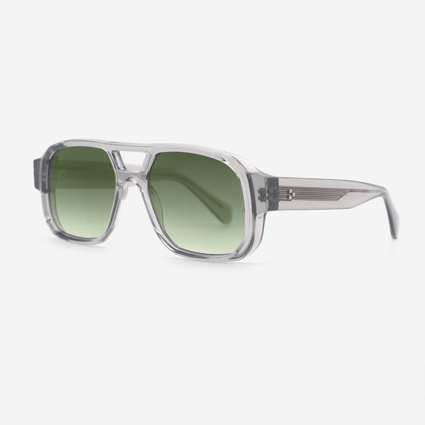 Fashion Aviator Acetate Unisex Sunglasses 25A8178