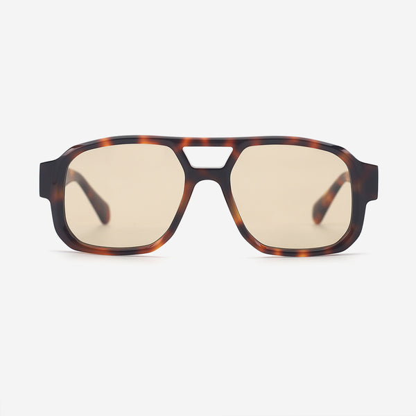 Fashion Aviator Acetate Unisex Sunglasses 25A8178