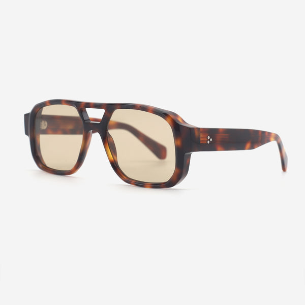 Fashion Aviator Acetate Unisex Sunglasses 25A8178