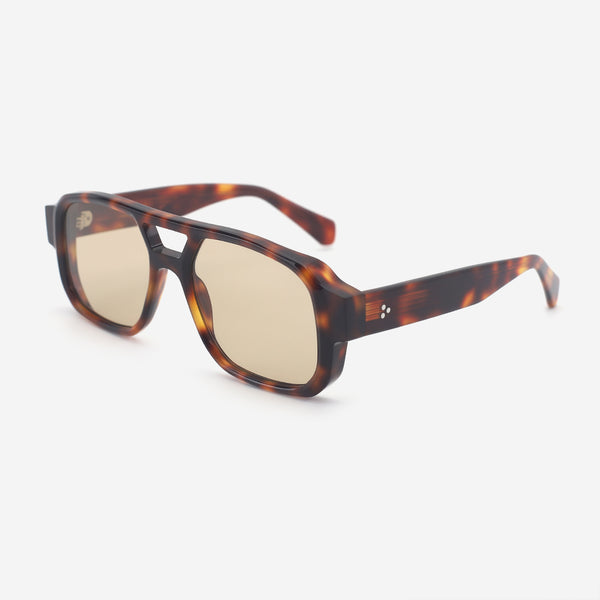 Fashion Aviator Acetate Unisex Sunglasses 25A8178