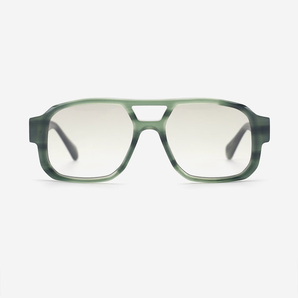 Fashion Aviator Acetate Unisex Sunglasses 25A8178