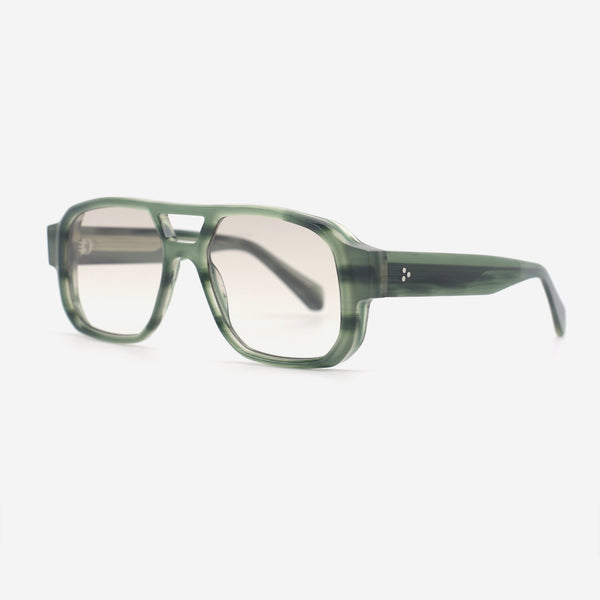 Fashion Aviator Acetate Unisex Sunglasses 25A8178