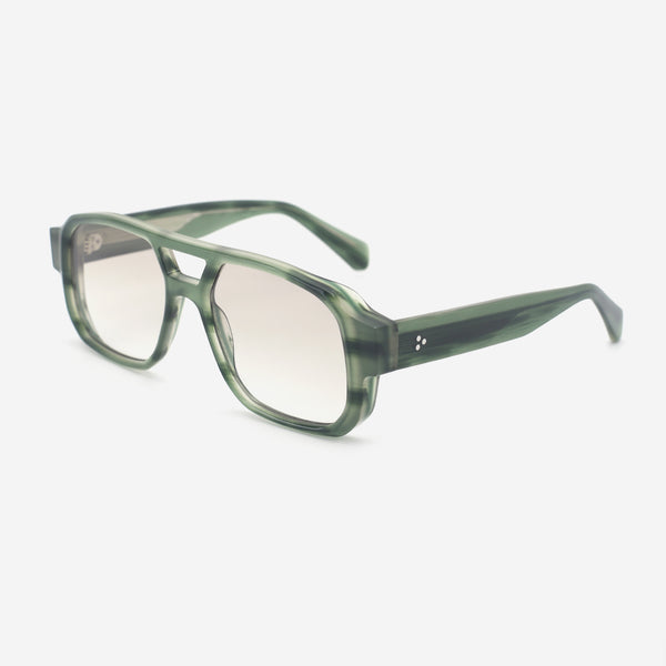 Fashion Aviator Acetate Unisex Sunglasses 25A8178