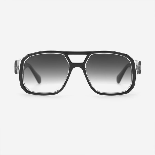 Fashion Aviator Acetate Unisex Sunglasses 25A8178