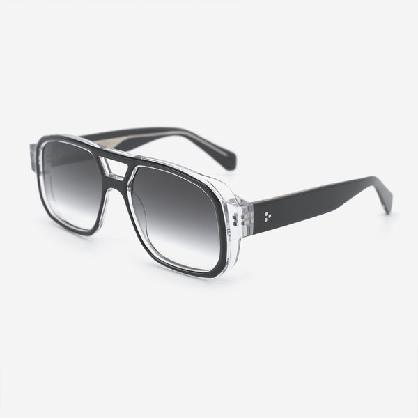 Fashion Aviator Acetate Unisex Sunglasses 25A8178