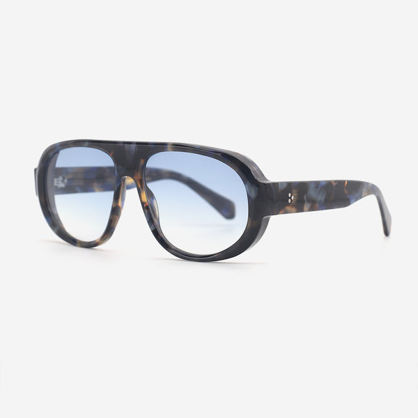 Retro Aviator Acetate Unisex Sunglasses 25A8179
