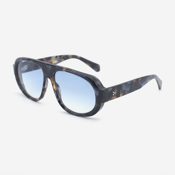 Retro Aviator Acetate Unisex Sunglasses 25A8179