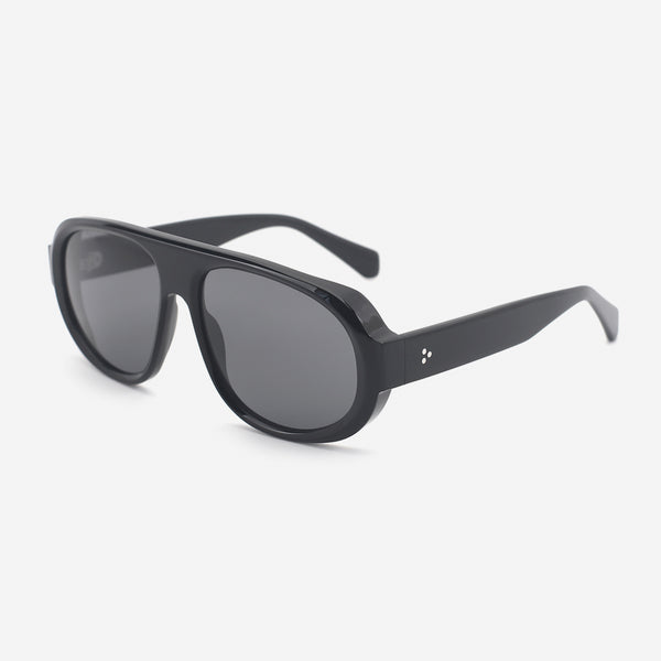 Retro Aviator Acetate Unisex Sunglasses 25A8179