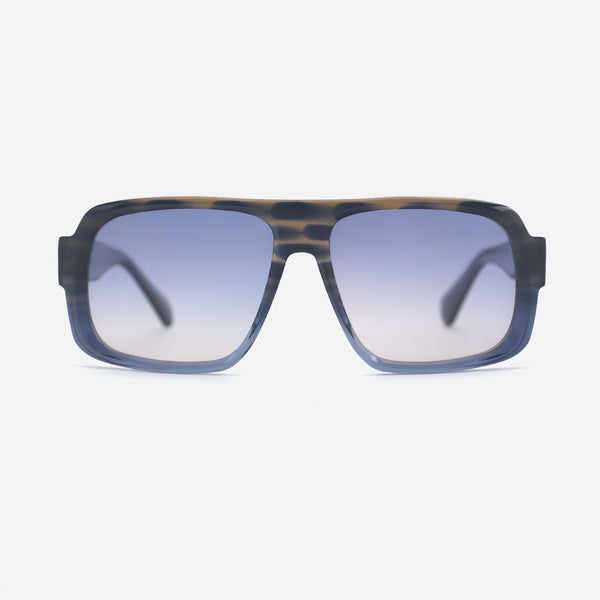 Retro Aviator Acetate Unisex Sunglasses 25A8180