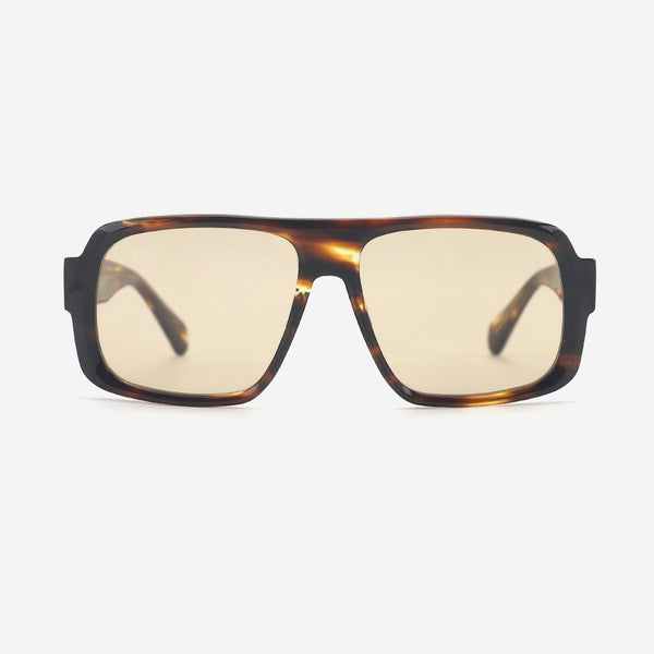 Retro Aviator Acetate Unisex Sunglasses 25A8180