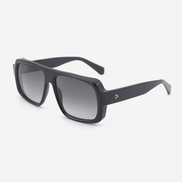 Retro Aviator Acetate Unisex Sunglasses 25A8180
