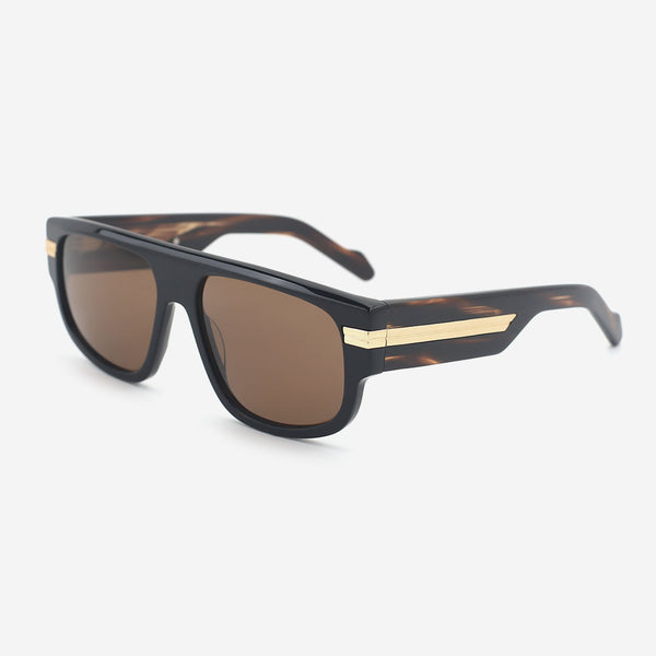 Classic Pilot Acetate Unisex Sunglasses 25A8182