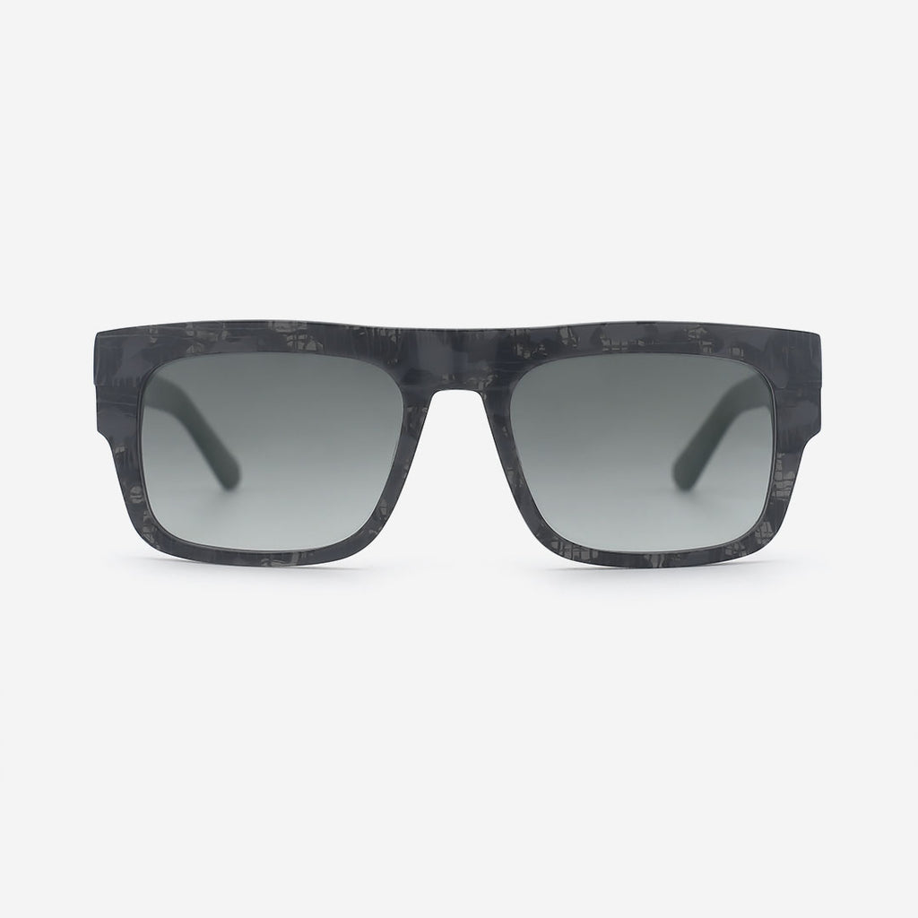 Rectangle Flat Top Acetate Unisex Sunglasses 25A8183