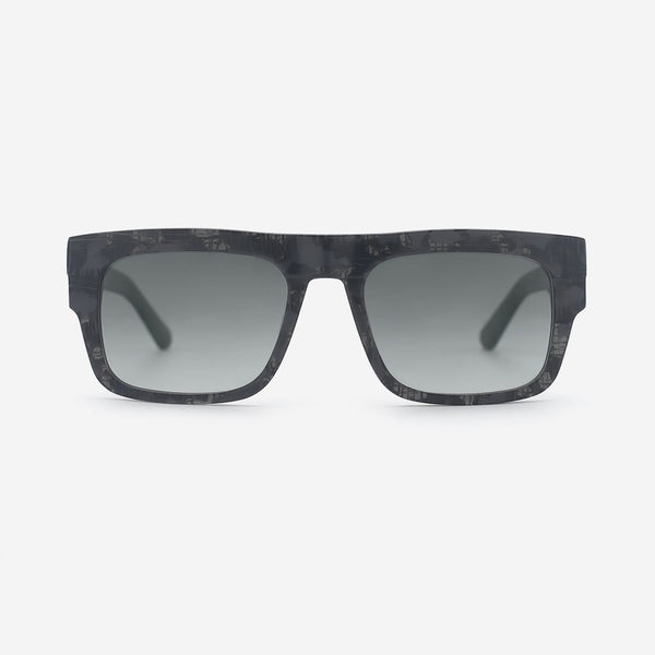 Rectangle Flat Top Acetate Unisex Sunglasses 25A8183